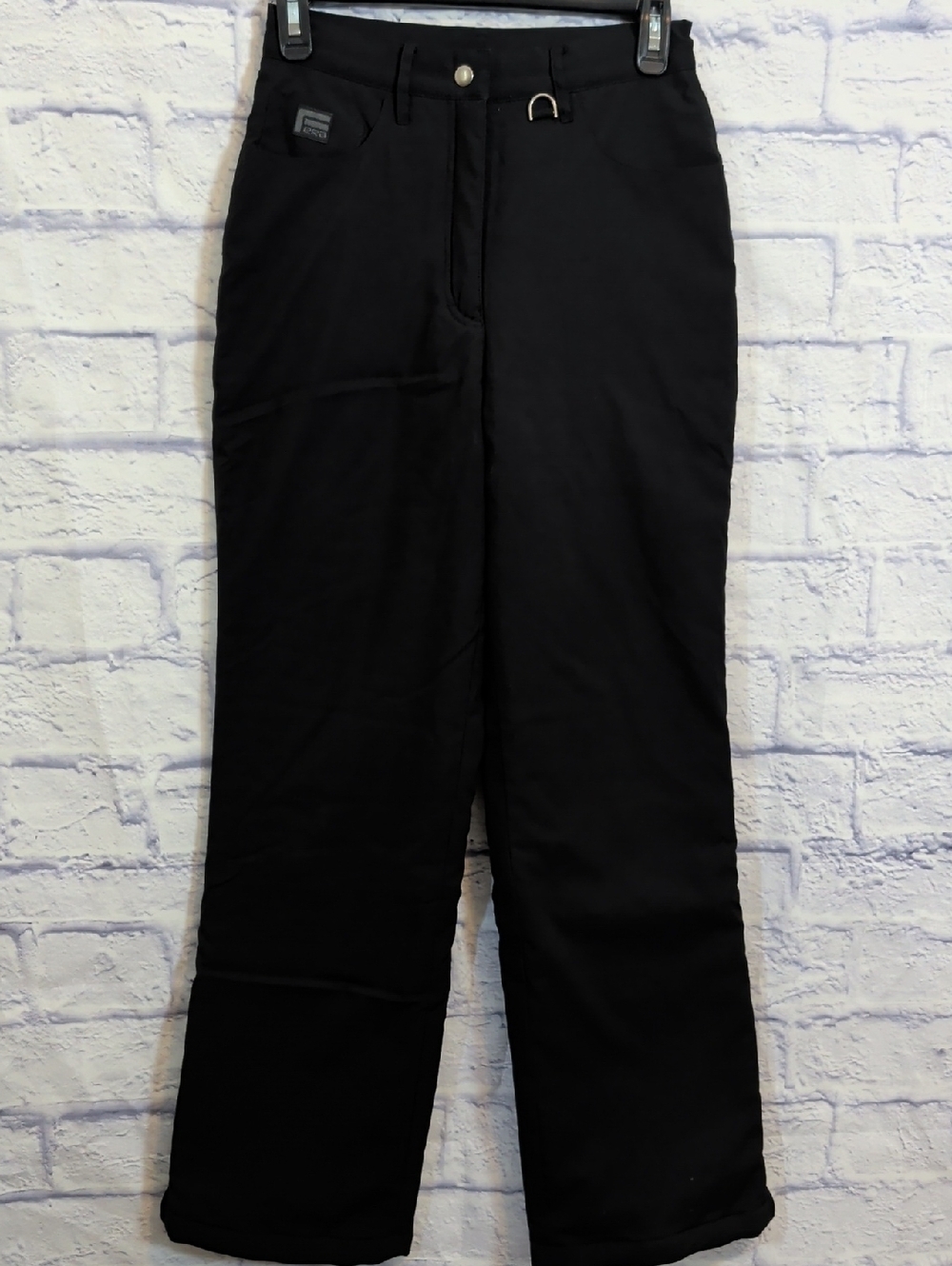 Fera International Black Insulated Ski/Snow Pants - Size 4R - Picture 2 of 7